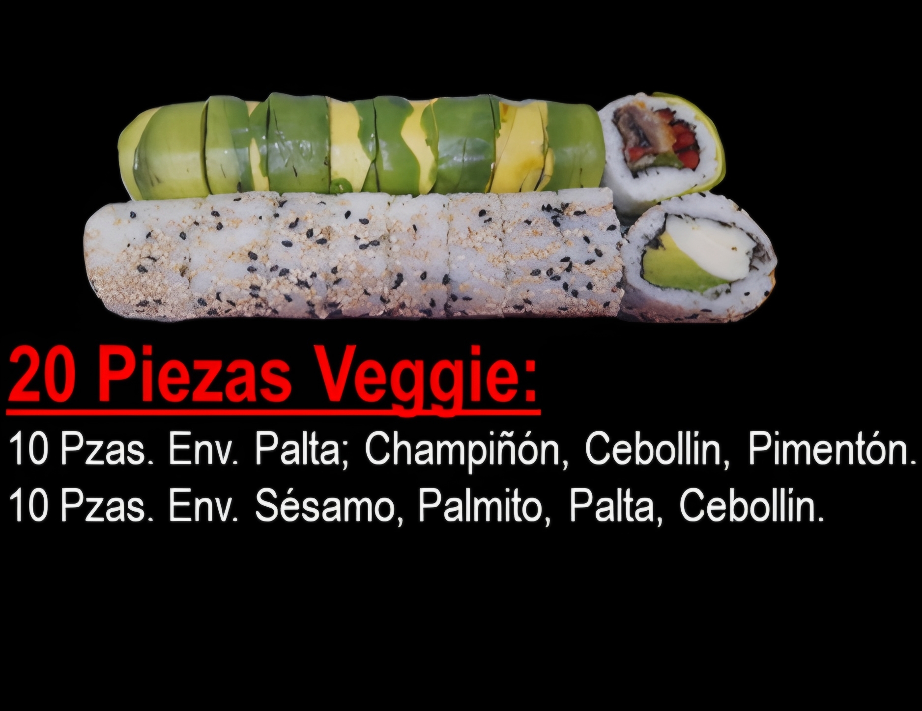 318587 20 PIEZAS VEGGIE - Imagen 1