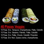 40 PIEZAS VEGGIE