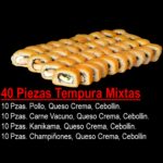 40 PIEZAS TEMPURA MIXTAS
