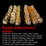 60 PIEZAS MIXTAS PREMIUN O TEMPURA